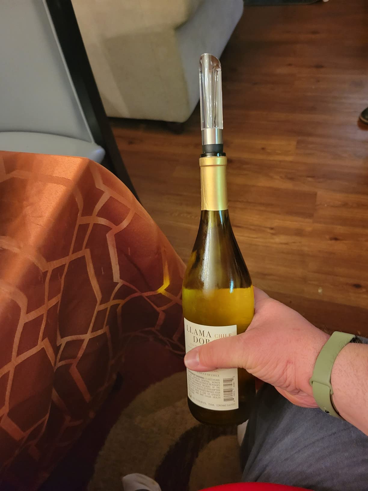 VINABON Wine Aerator - Improved 2026 Wine Aerating Pourer and Wine Air Aerator Decanter Spout for Enhanced Wine Flavor and Bouquet, Includes WineGuide Ebook customer photo 1