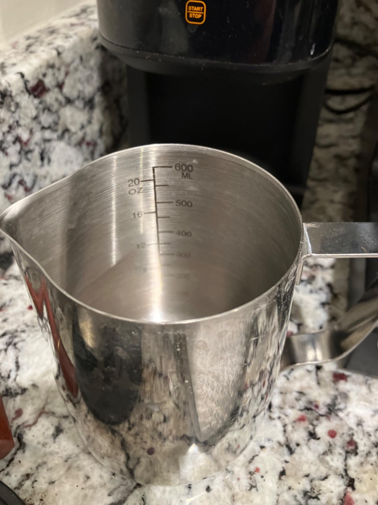 Milk Frothing Pitcher, 12 Oz Milk Frother Steamer Cup Stainless Steel Espresso Cup customer photo 1