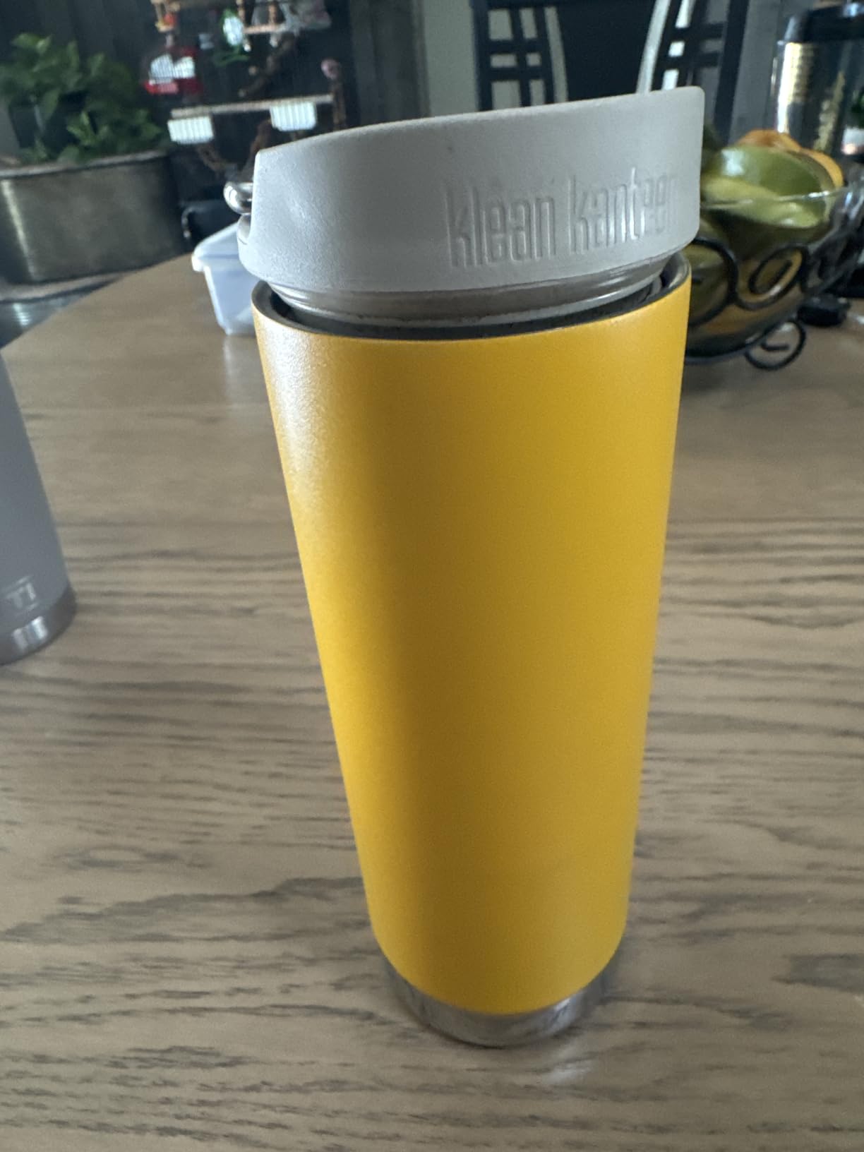 Klean Kanteen TKWide Insulated Coffee Tumbler with Cafe Cap - Stainless Steel Water Bottle & Thermal Tumbler - Black, 16 oz customer photo 1