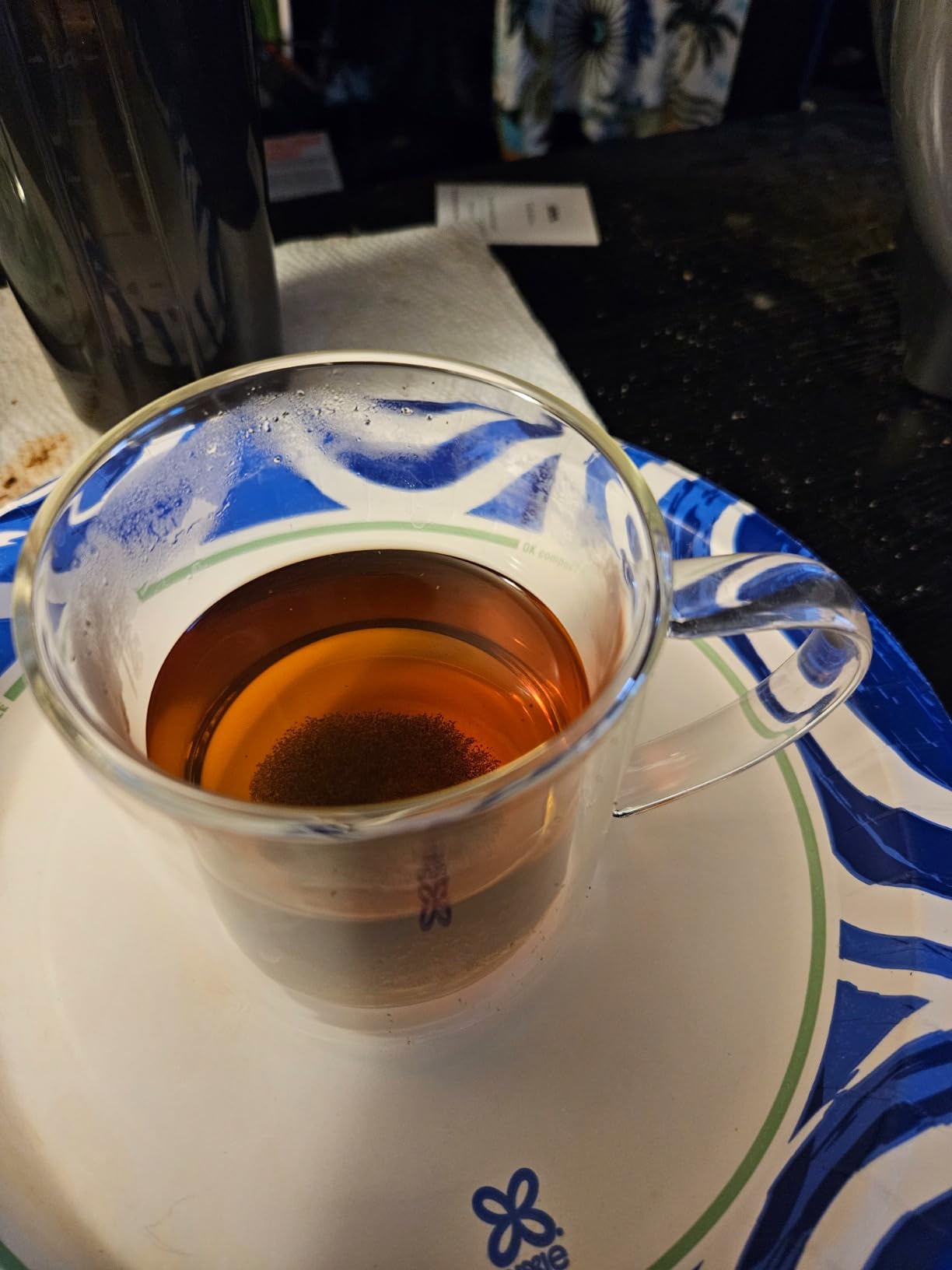 Teabloom Personal Tea Maker - Insulated Heatproof Glass Cup with Loose Tea Infuser and Lid/Coaster - Tea Connoisseur's Choice - Borosilicate Glass Infusion Mug (8 Oz) customer photo 2