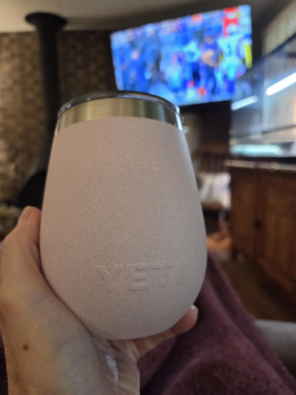 YETI Rambler 10 oz Wine Tumbler, Vacuum Insulated, Stainless Steel with MagSlider Lid customer photo 1