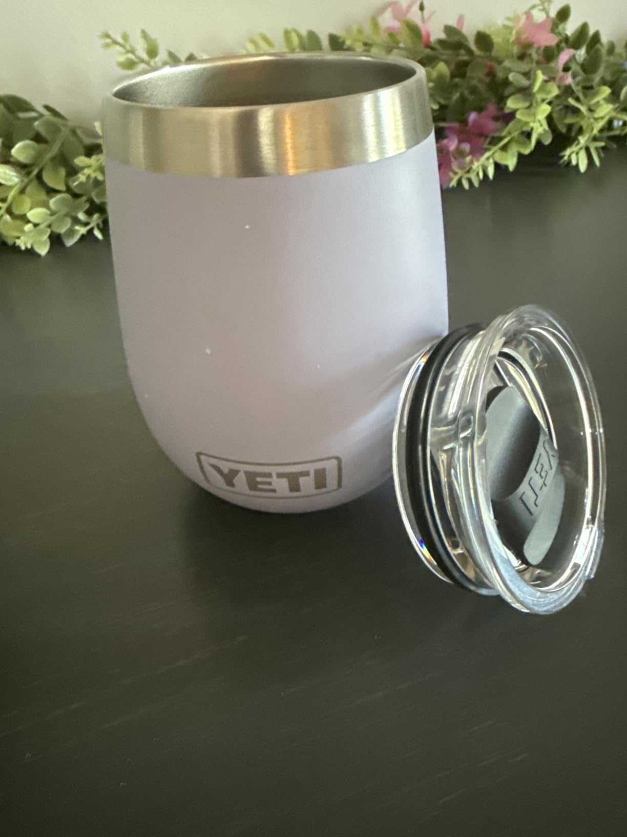 YETI Rambler 10 oz Wine Tumbler, Vacuum Insulated, Stainless Steel with MagSlider Lid customer photo 2