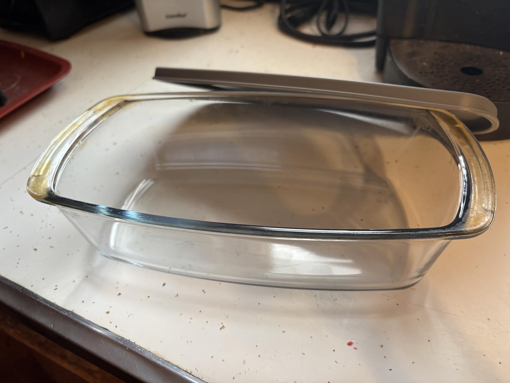 Razab LARGE 7.6 Cups/1800 ML/1.9 Qt Glass Loaf Pan with Lids (Set of 2) - Meatloaf Pan BPA free Airtight Lids Grip Handle Easy Carry, Microwave and Oven Safe - Loaf Pans For Baking Bread, Cakes customer photo 1