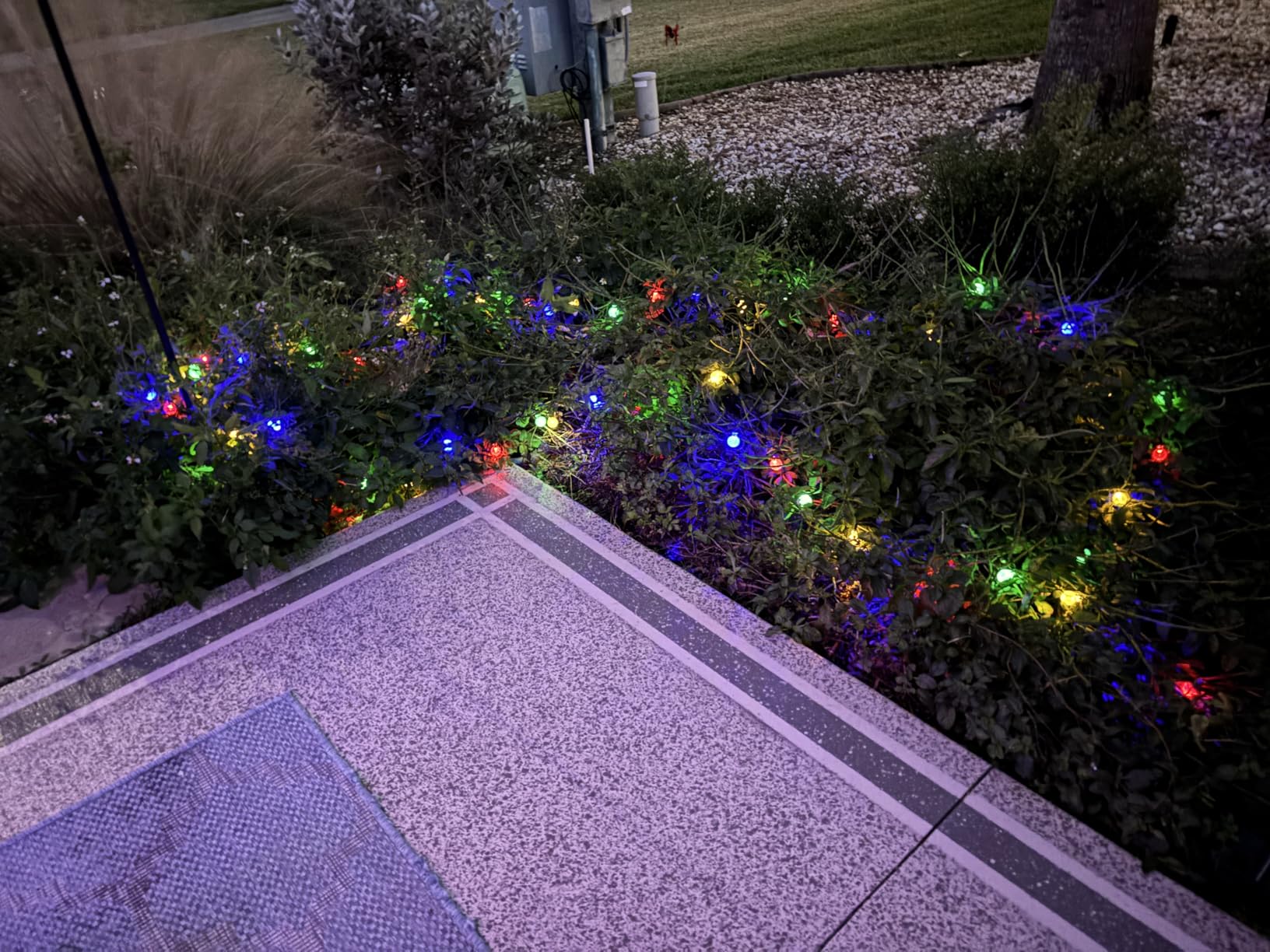 Brightown Solar String Lights Outdoor Waterproof, 2 Pack 60 LED 36.5 FT Each, Solar Powered Patio Lights with 8 Lighting Modes for Garden Yard Porch Wedding Party Decor (Warm White) customer photo 2