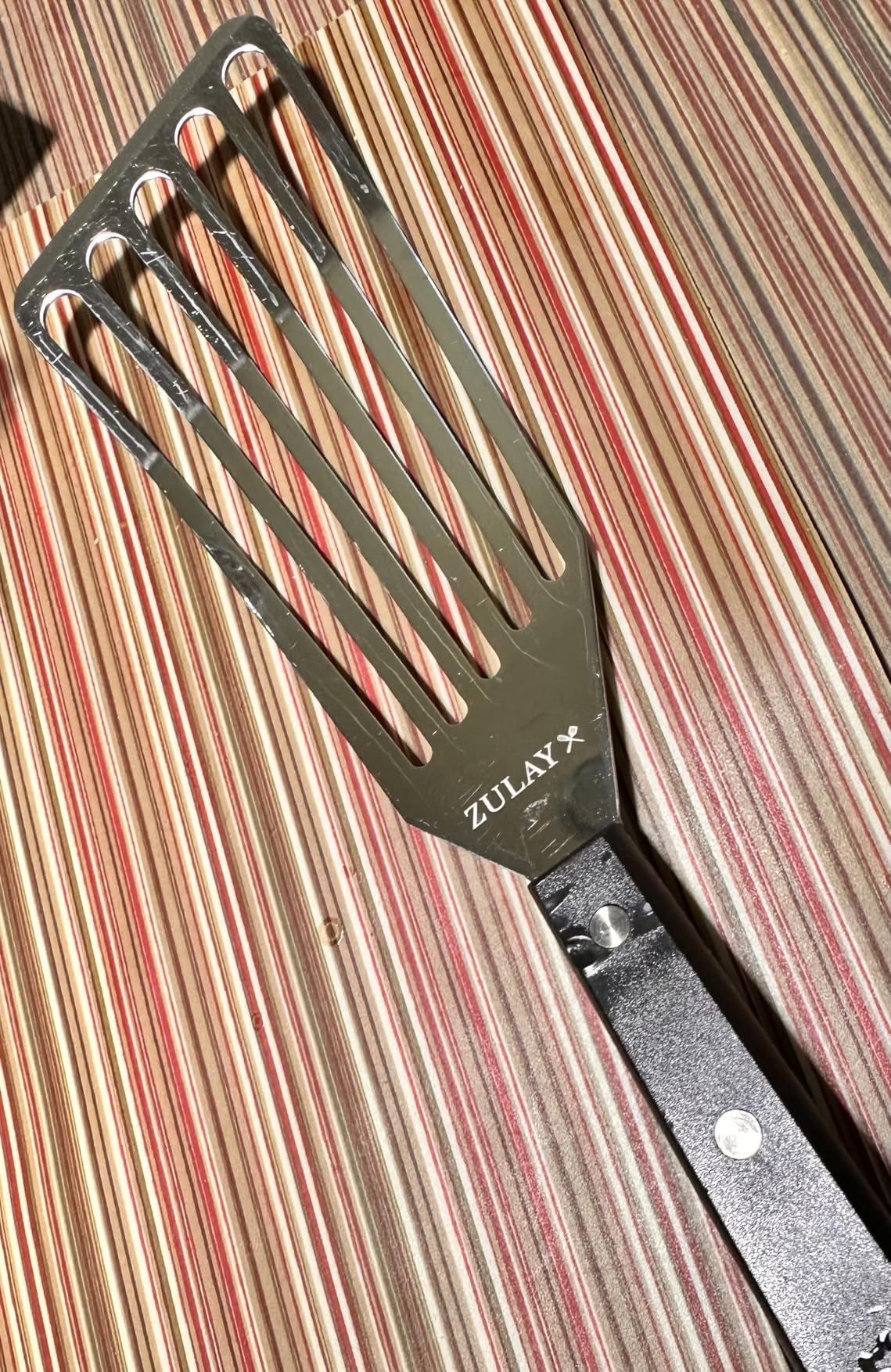 Zulay Kitchen Stainless Steel Fish Turner Spatula - 12.4