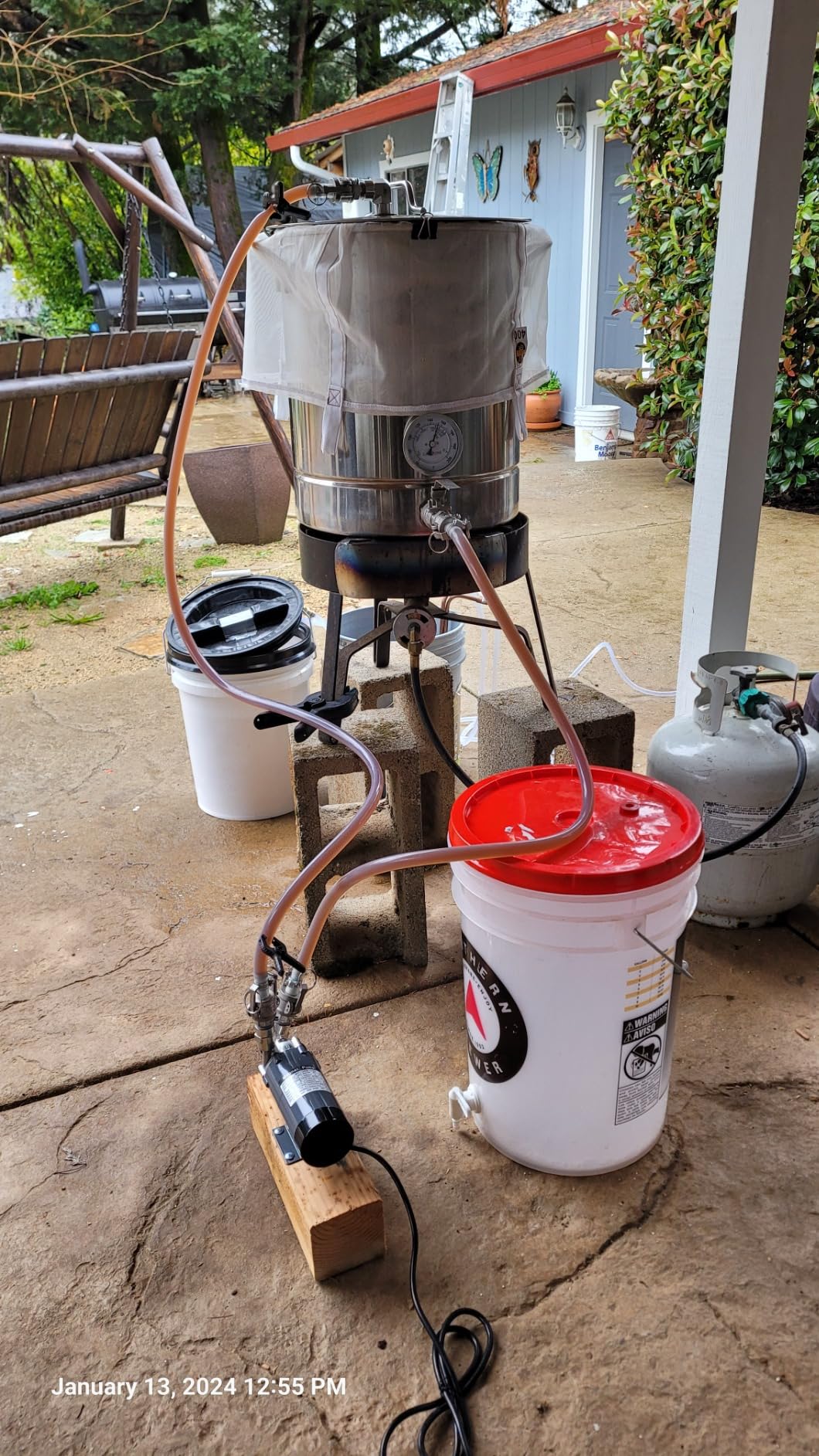 Magnetic Beer Pump 110V Food Grade Stainless Steel Head Home Brewing System High Temperature Resistance System Beer Pump with 1/2'' NPT Thread customer photo 1