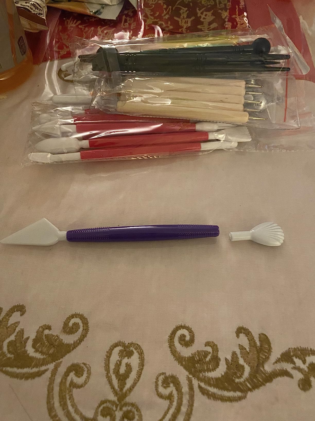 31pcs Fondant Cake Modeling Decorating Hand Sculpting Tools Kit for Cookie Cake Decorating, Sugarcraft Sculpture Pottery customer photo 3