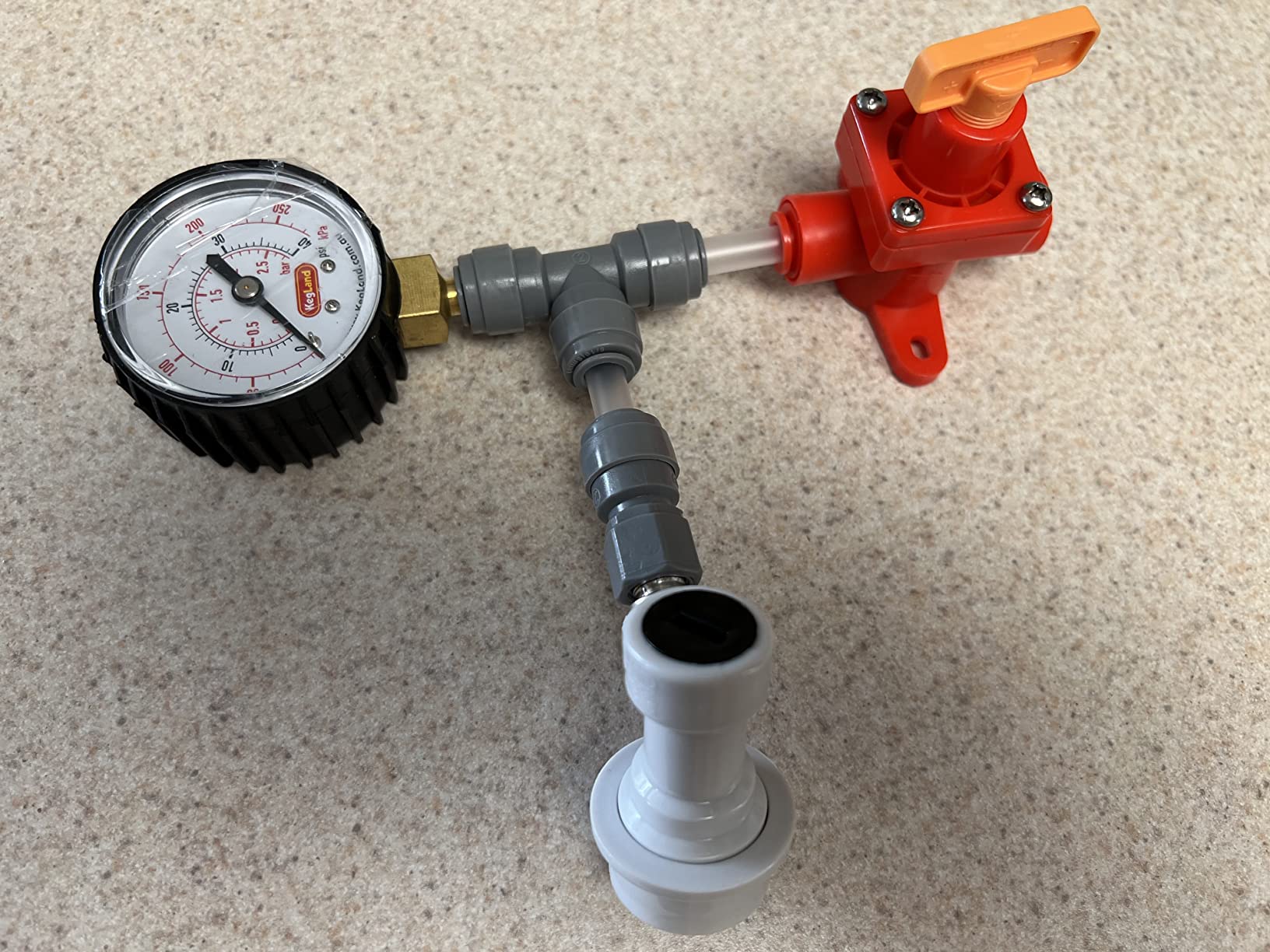 BlowTie Diaphragm Ball Lock Spunding Valve Complete Kit for Home Brewing beer corny beer kegland customer photo 2