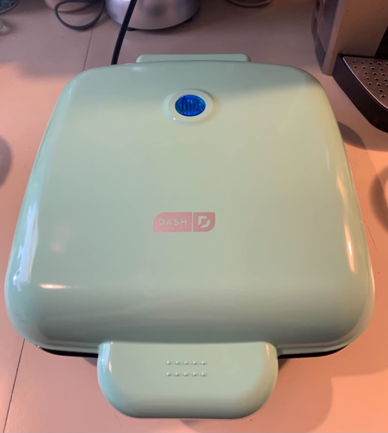 Dash Family Size Egg Bite Maker - Electric Egg Bite Maker with Non-Stick Silicone Cups - Space-Saving Design & Quick Cleanup - Make Sandwiches, Healthy Snacks & Desserts - 9 Servings, Red customer photo 2