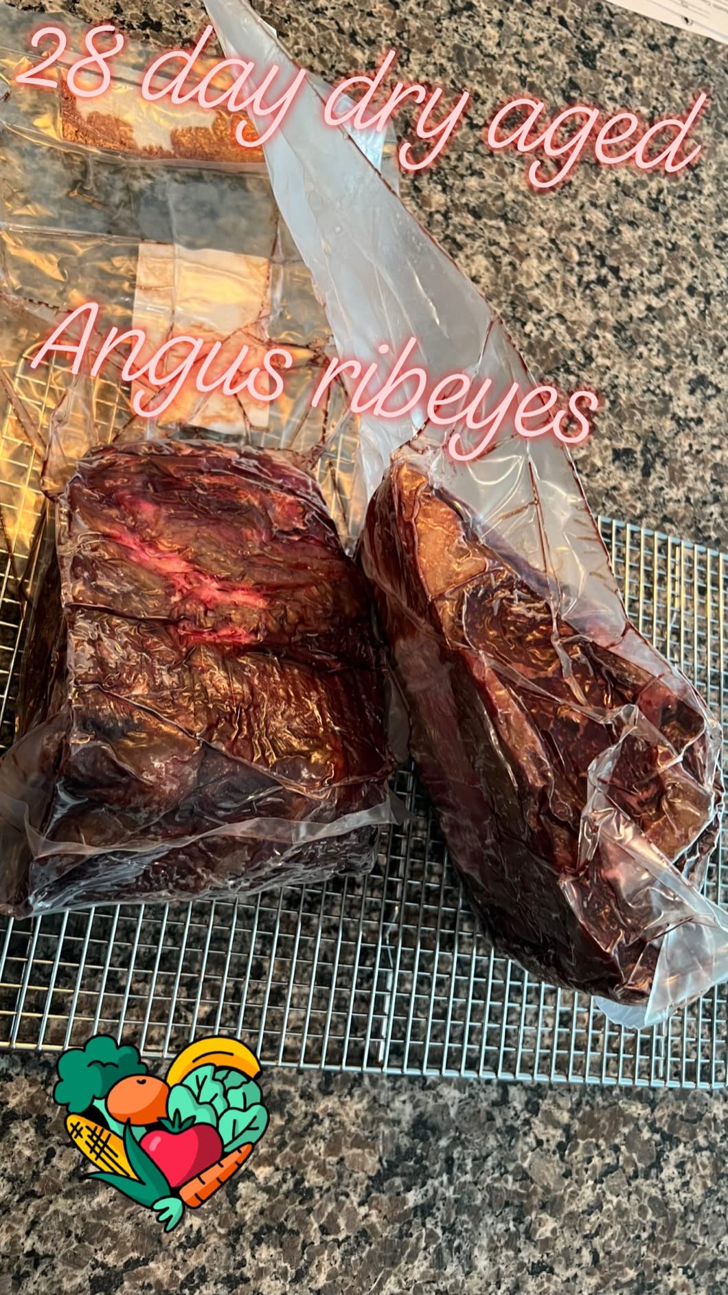 Artisan Meat LAB Dry Age Bags for Meat, Easily Create DIY Aging at Home, Breathable Membrane Kit for Beef 4pcs 10x20 in customer photo 2