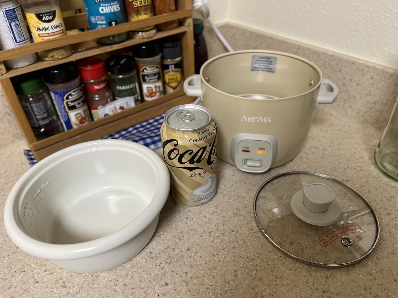 Aroma Housewares 4-Cups (Cooked) / 1Qt. Rice & Grain Cooker (ARC-302NGBL), Blue customer photo 1
