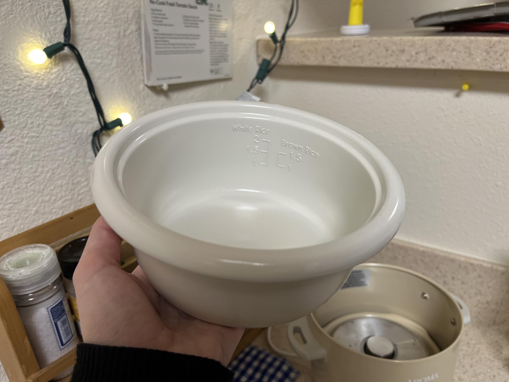 Aroma Housewares 4-Cups (Cooked) / 1Qt. Rice & Grain Cooker (ARC-302NGBL), Blue customer photo 2