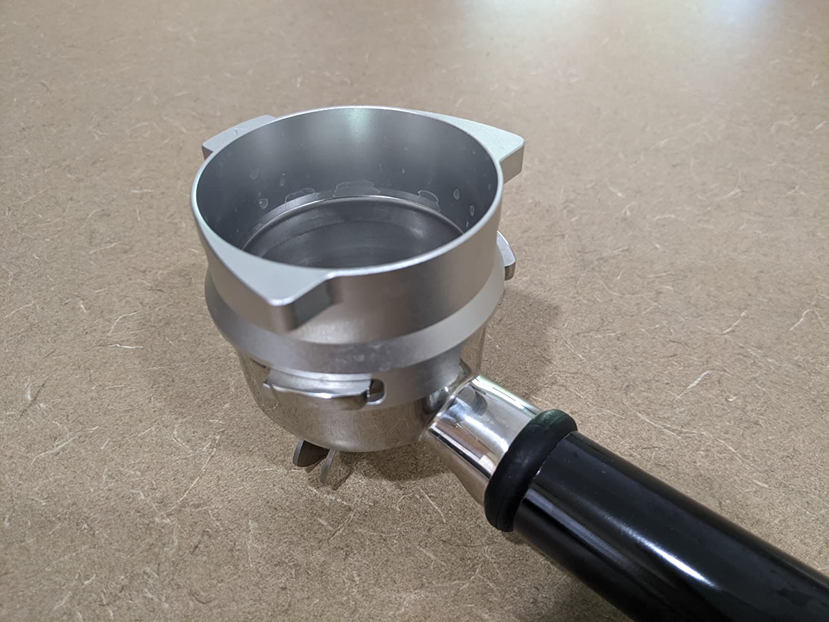 FIRJOY 54mm Espresso Dosing Funnel for Breville Barista Portafilters (Aluminum Alloy-Silver) customer photo 2