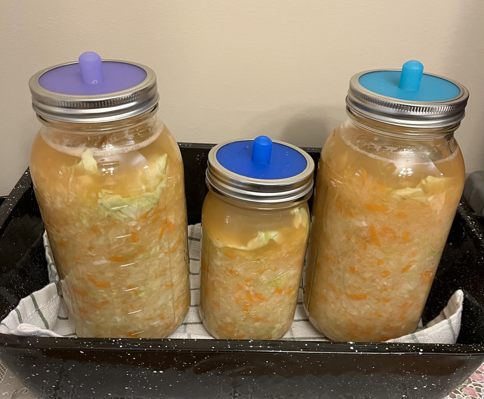 Masontops Complete Mason Jar Fermentation Kit - Easy Small/Regular Mouth Jars Vegetable Fermenting Set - DIY Equipment Essentials customer photo 2