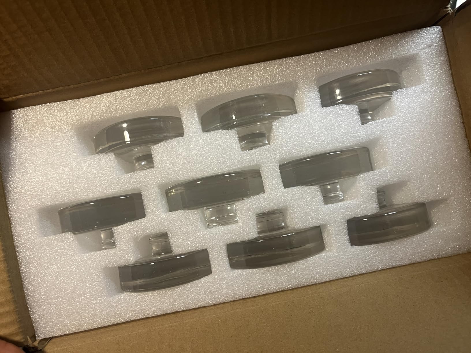 Eleganttime 4 Pack Easy Grip Handle Glass Fermentation Weights Great Mason Jar Wide Mouth Canning Fermenting customer photo 2