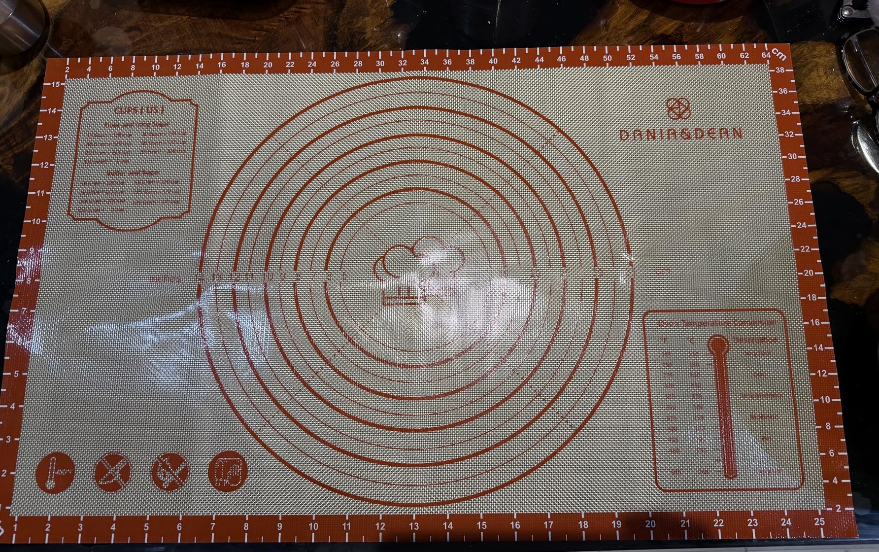 26x16 Inch Extra Thick Silicone Baking Mat with Measurements, Non-slip and Reusable - For Cookies, Bread, Pastry customer photo 1
