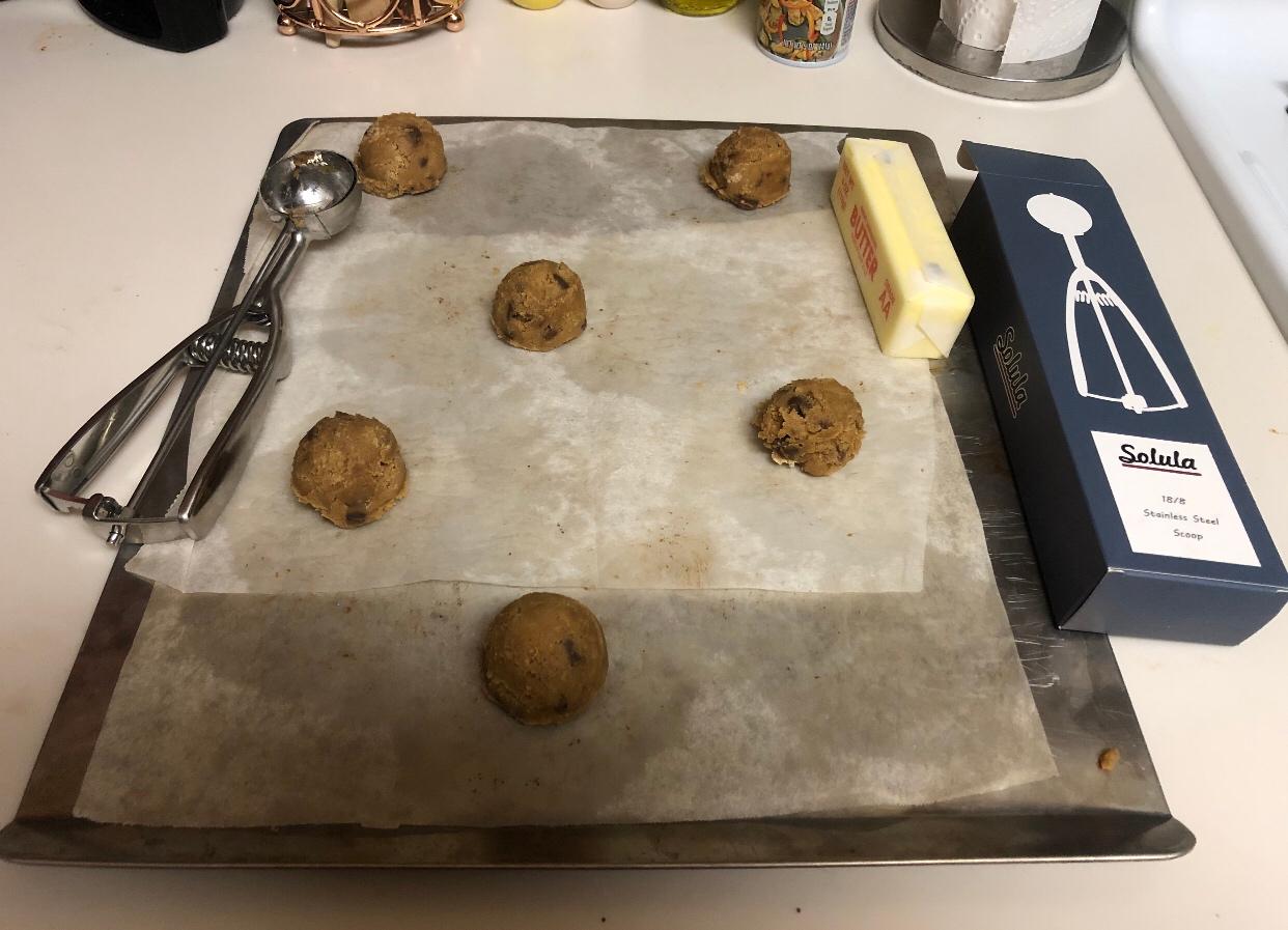 Professional 18/8 Stainless Steel Medium Cookie Scoop, Size 40 customer photo 1