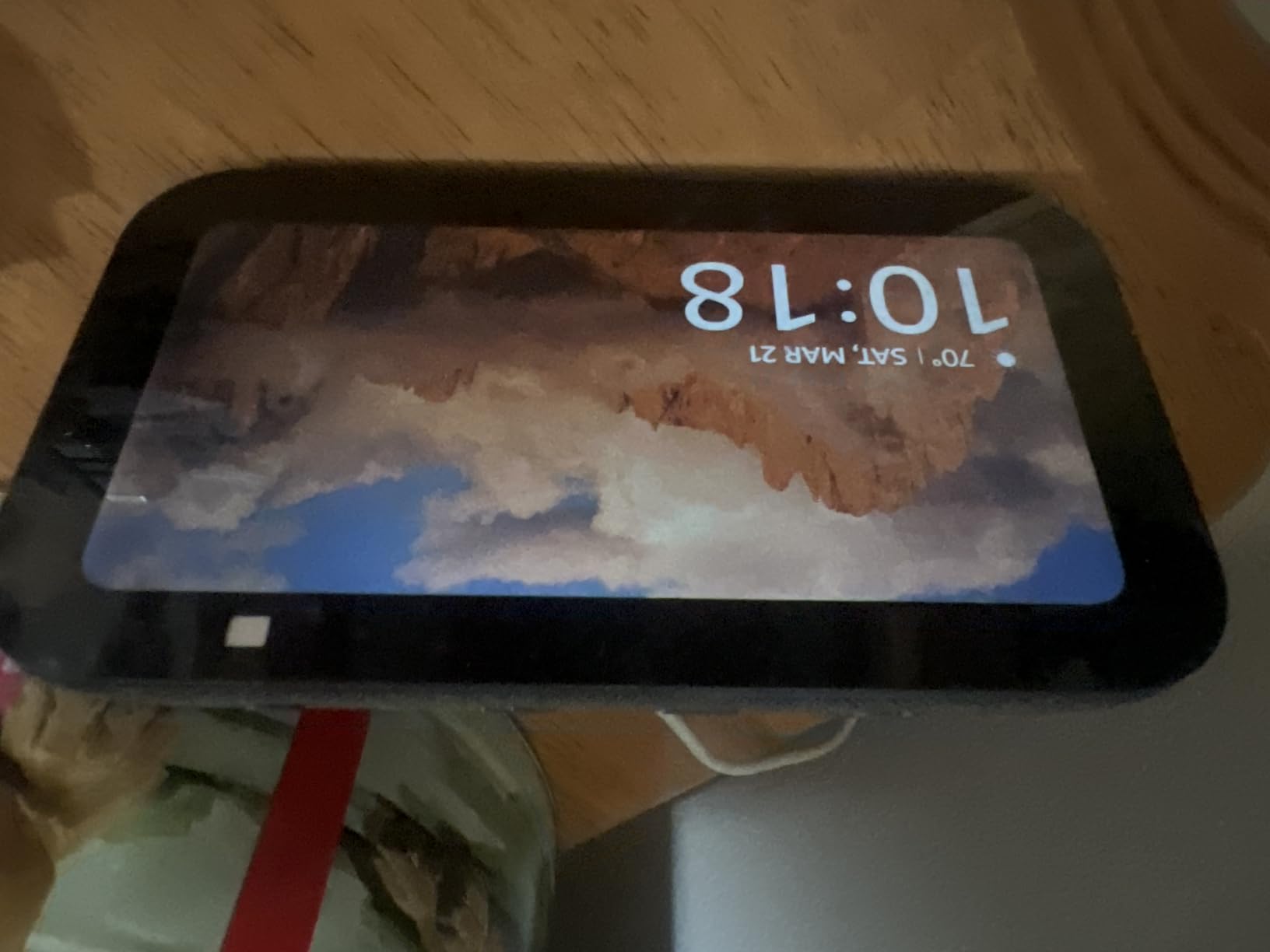 Echo Show 5 (newest model), Smart display, Designed for Alexa+, 2x the bass and clearer sound, Cloud Blue customer photo 1