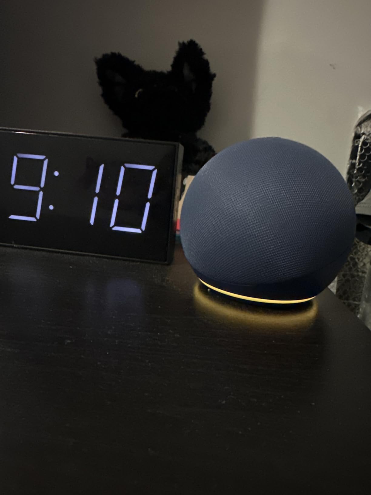 Echo Dot (newest model) - Vibrant sounding speaker, Designed for Alexa+, Great for bedrooms, dining rooms and offices, Deep Sea Blue customer photo 1