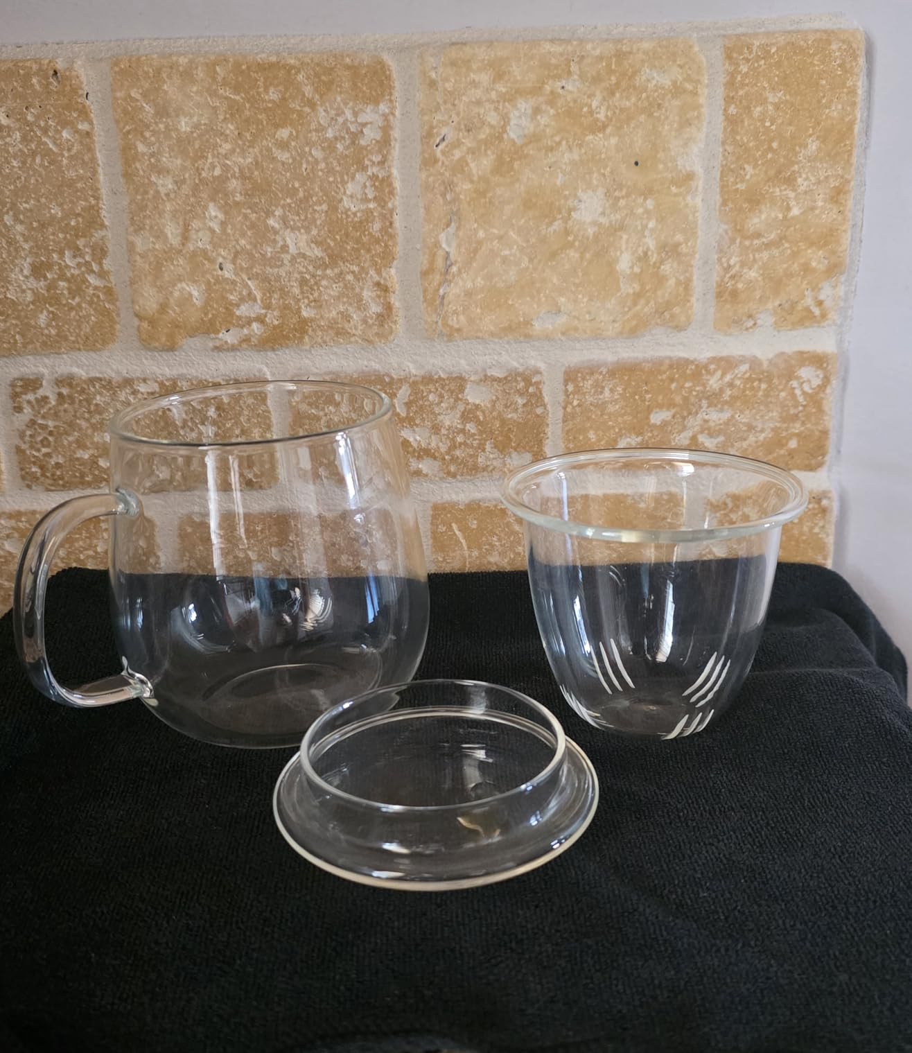 Glass Tea Cup with Infuser and Lid, 17.6oz/520ml Large Borosilicate Teacup,Tea Glass, Clear Mug for Loose Leaf Tea, Blooming Tea, Microwave & Dishwasher Safe - Tea Maker Gift for Birthday customer photo 1
