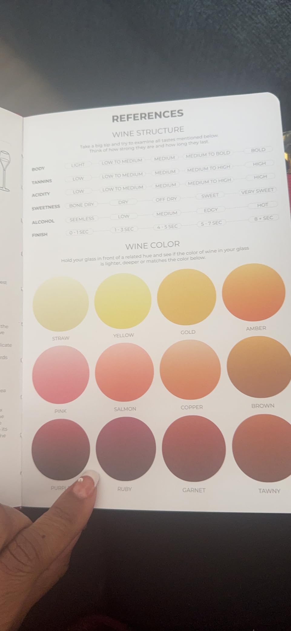 Clever Fox Wine Journal for Wine Tasting - Guided Wine Diary & Log Book with Tasting Instructions, Aroma Wheel, Food Pairing & Glass Guide - 132 Entries, Hardcover, A5 Size (Mystic Blue) customer photo 1