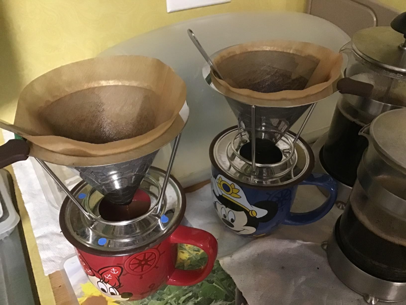 Pour Over Coffee Dripper, MISETTO Stainless Steel Filter,Easy to Clean Paperless pour over coffee maker,Reusable Filter,Cone Dripper with Removable Cup customer photo 1