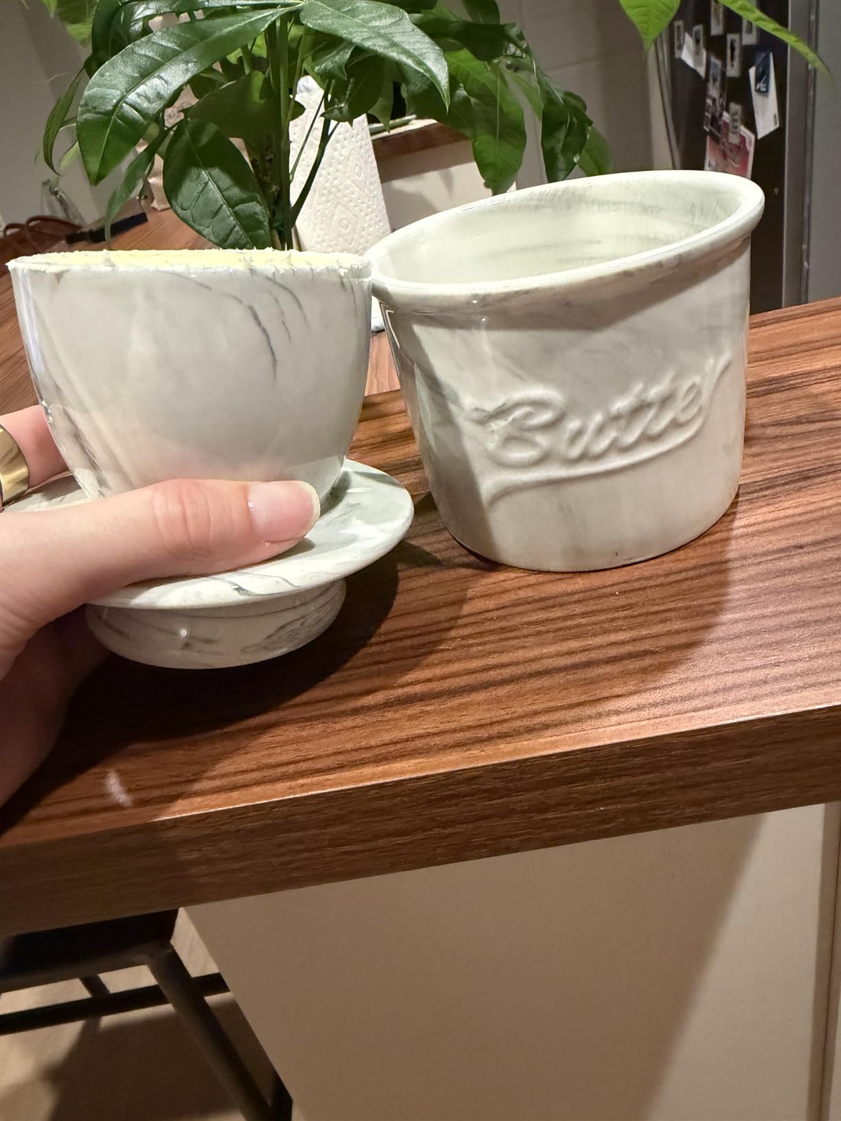 Dazey Butter Churn - Hand Crank Butter Churner- Manual Butter Maker- Beech Wood Paddles Included customer photo 2