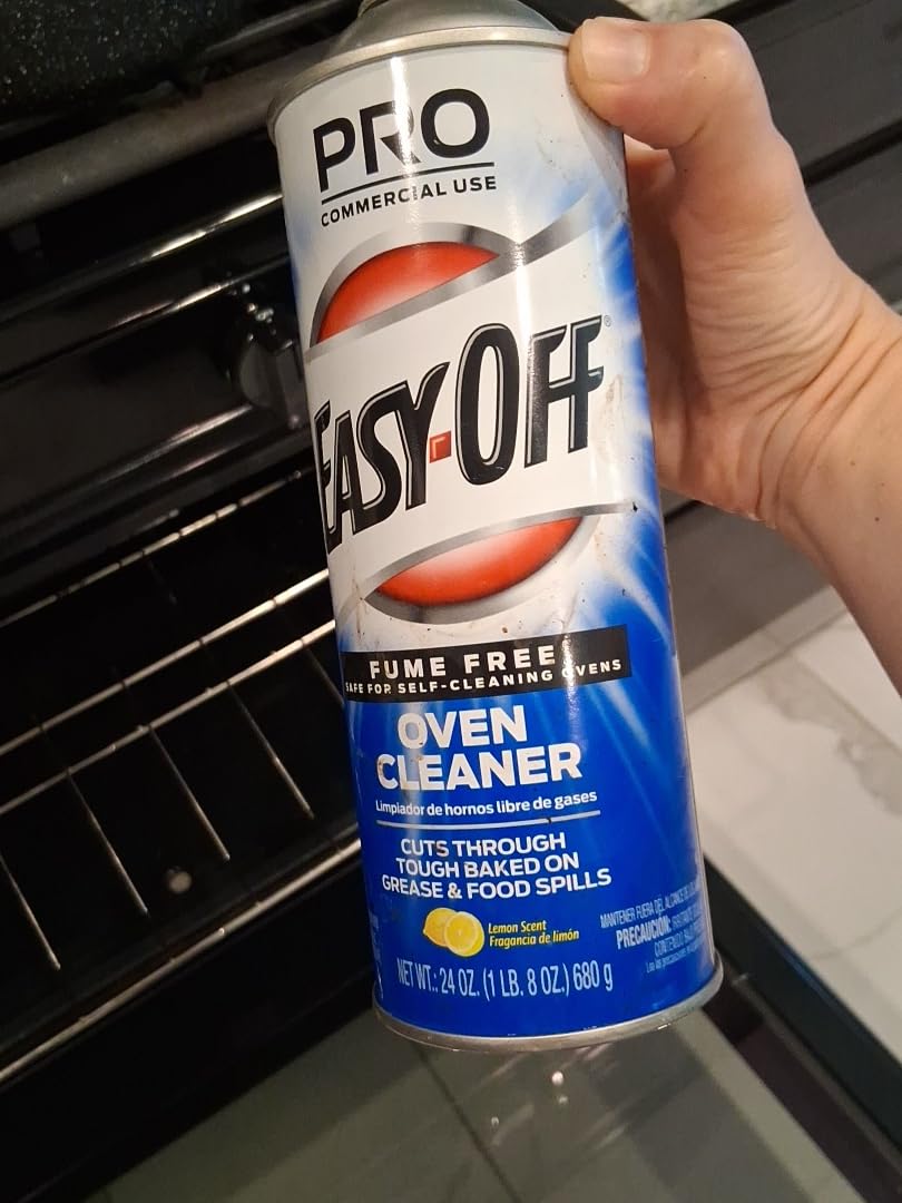 Easy-Off Fume Free Oven Cleaner Spray, Lemon, 24oz, Removes Grease customer photo 2