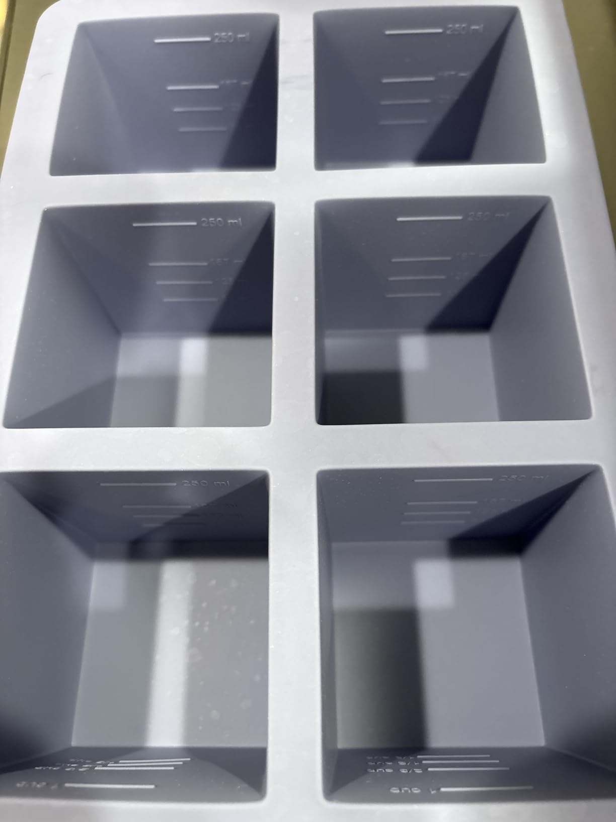 W&P Cup Cubes Silicone Freezer Tray with Lid, Charcoal, Makes 6 Perfect 1-Cup Portions, Freeze & Store Soup, Broth, Sauce, Leftovers, Dishwasher Safe customer photo 1
