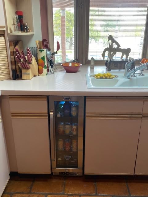 Whynter BBR-638SB Built-in Under Counter 12 inch Beverage Refrigerator and Cooler, Fridge with Glass Door, 2.0 Cubic Feet, Stainless, 75 Capacity customer photo 2