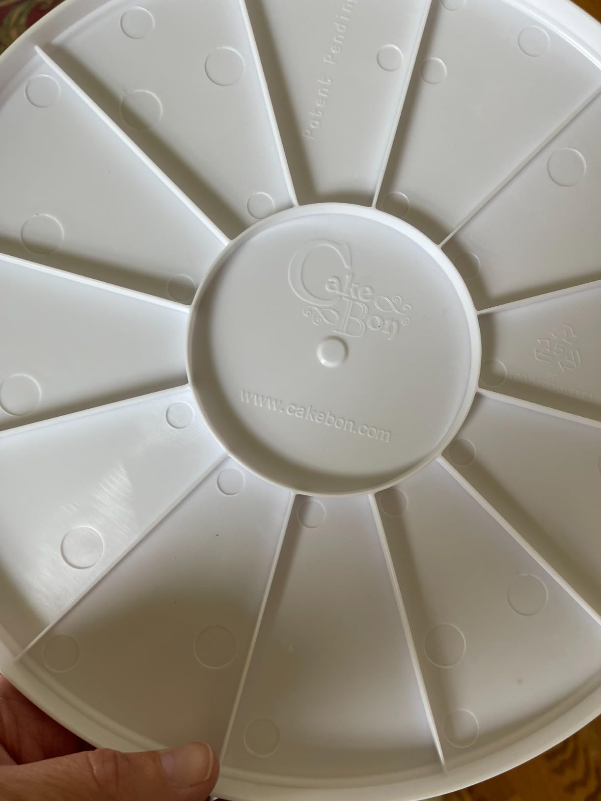 Cakebon Cake Boards Plastic - 10 Inch White Drums 1-Pack - Professional Cake Rounds customer photo 1