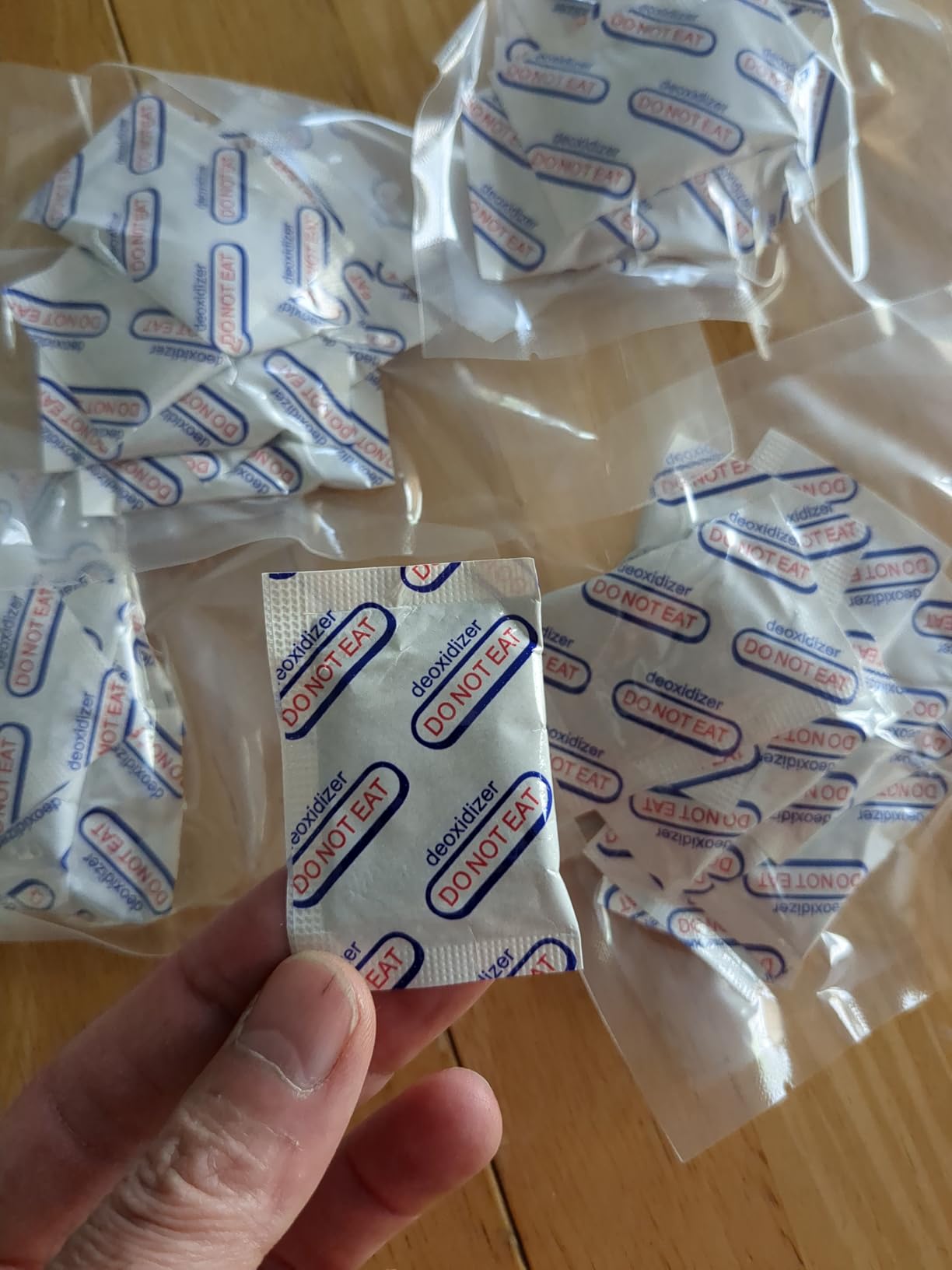 100pcs Mylar Bags for Food Storage with 150 Oxygen Absorbers & Labels, 10 Mil Thick 3 Sizes (1 Gallon, 1 Quart, 1/2 Pint) - Stand-Up, Resealable & Heat Sealable customer photo 1