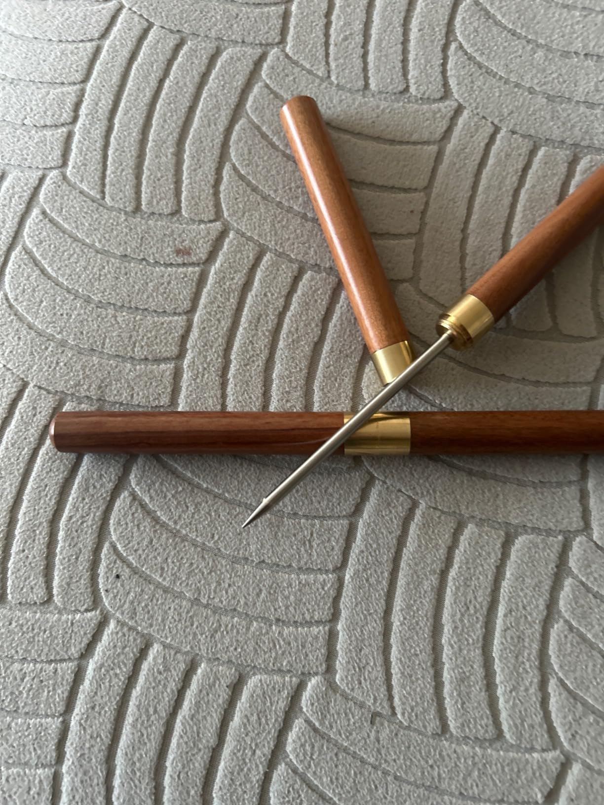 Ice Pick 2Pcs. Ice Picks for Breaking Ice. 9 Inches Length. Secure Wooden Caps and Non-slip Wooden Handles. Easy to Store. For Use in Kitchen Bars Bartender Picnics Camping& Restaurant customer photo 1
