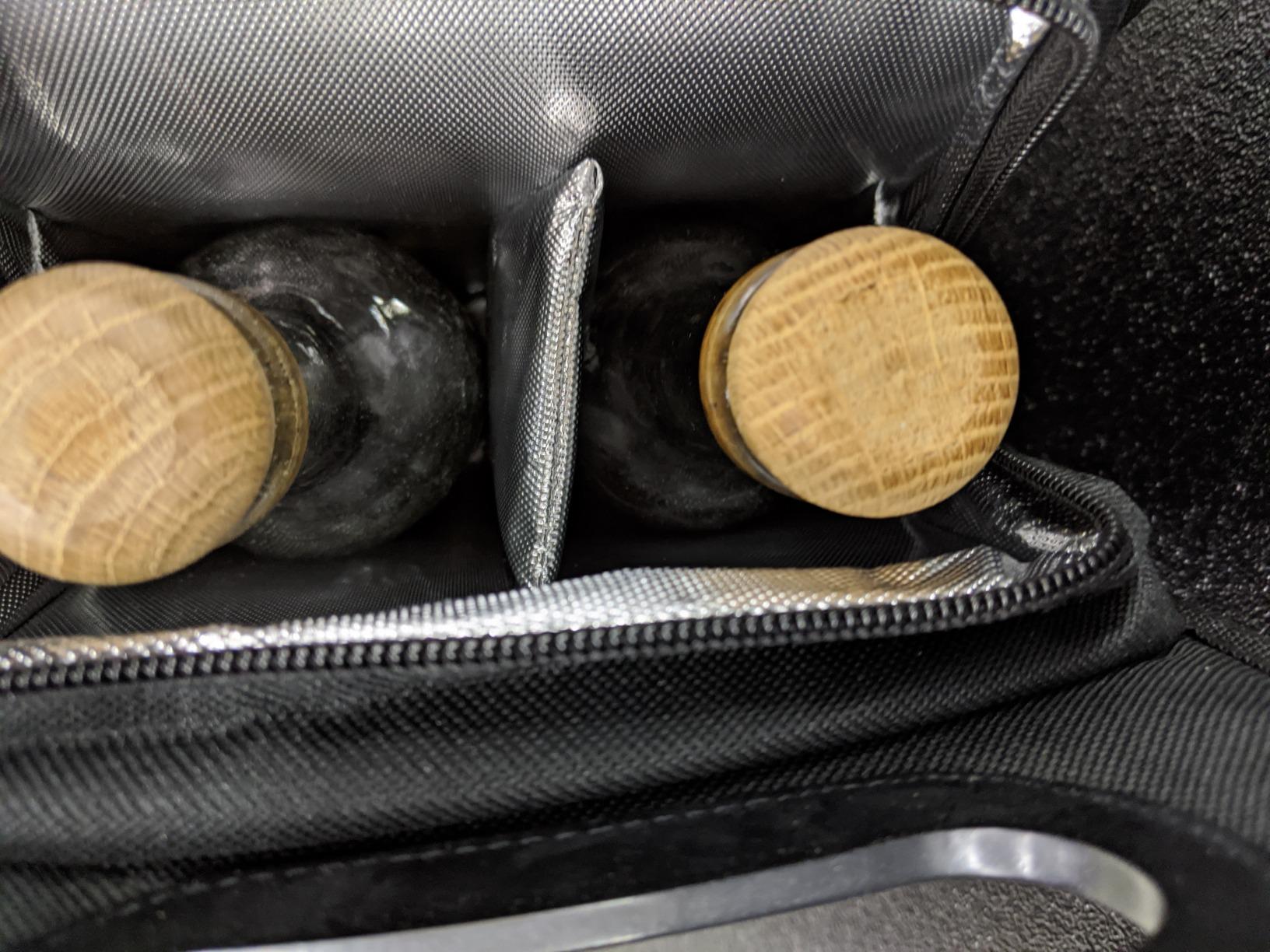 ALLCAMP Wine Bag - Insulated Cooler Bag with Wine Glasses, Bottle Opener & Wine Accessories for Wine Lovers - Portable Wine Gift Bag for Travel, Picnics, and Gift Ideas(Gray) customer photo 1