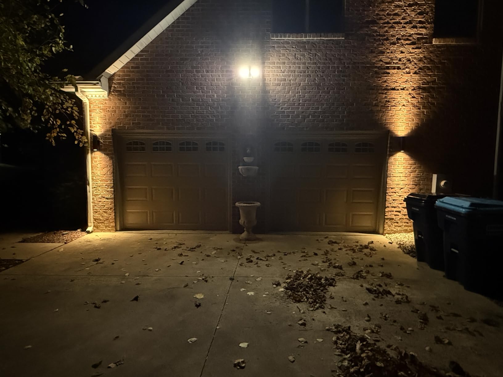 Outdoor Wall Lights 2 Packs, Integrated LED Cylinder Up Down 12W 2700K Modern Aluminum Light, Waterproof Exterior Light for Porch Patio Door customer photo 2