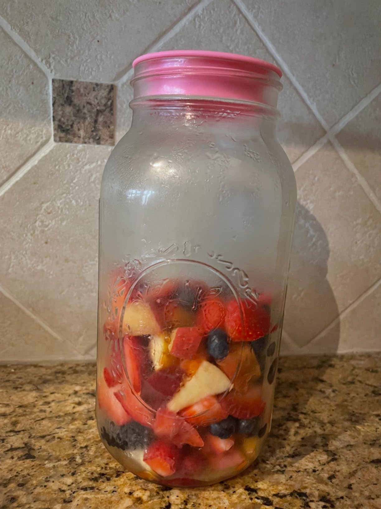 Sophico Silicone Fermenting Lids, Waterless Airlock Fermentation Tops Mason Jar Lid Fermenter Caps for Pickles, Kimchi, and Fermented Probiotic Food - 4 Pack, Wide Mouth (Jars Not Included) customer photo 1