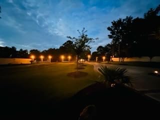 FOLKSMATE Dusk to Dawn Outdoor Post Lights, 2-Pack Waterproof Outside Post Lamps with Pier Mount, Exterior Pole Lantern with Clear Glass, Matte Black Light Fixture for Patio, Garden, Walkway customer photo 1