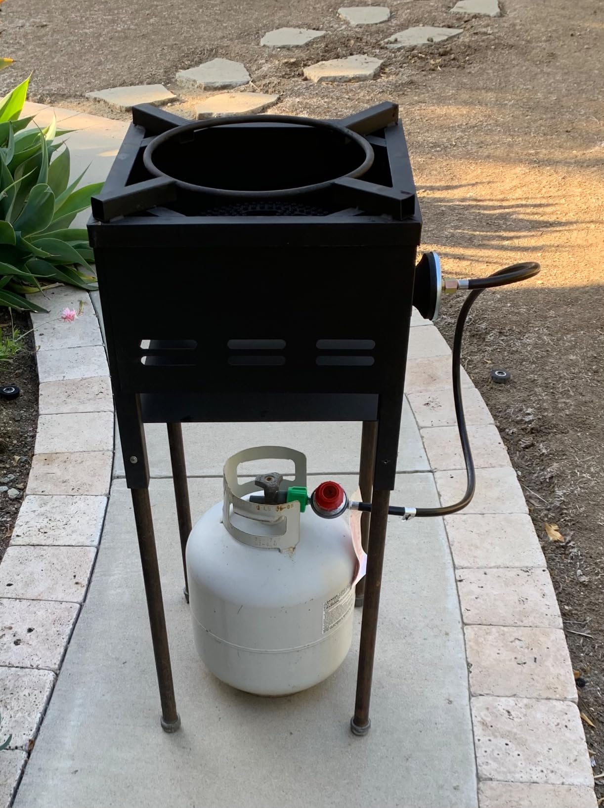 Concord Professional Single Banjo Wok Burner with Stand. Up to 270,000 BTU. Great for Home Brewing, Wok Stir Fry customer photo 2