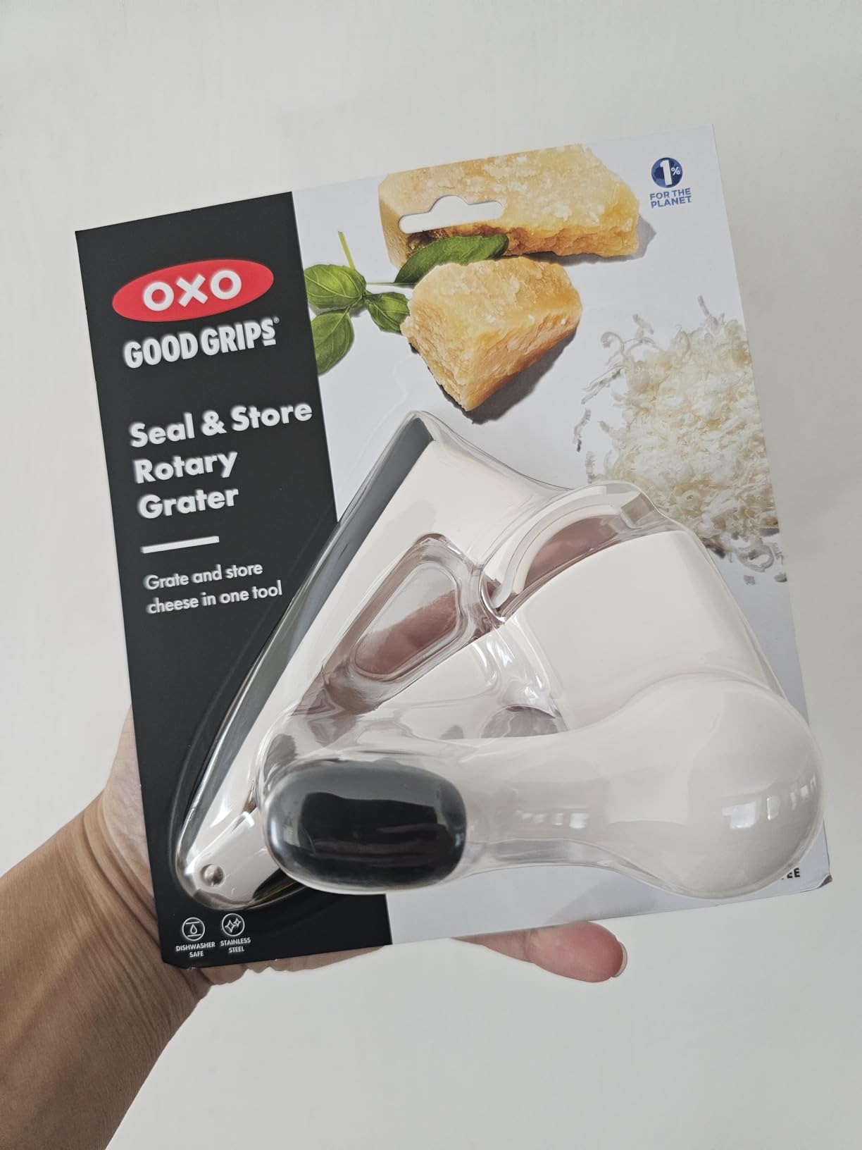OXO Good Grips Rotary Grater, White customer photo 1