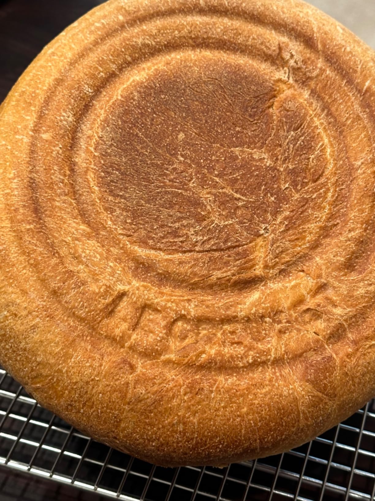 Le Creuset Enameled Cast Iron Signature Round Bread Oven, 9.5 inch, Cerise customer photo 2