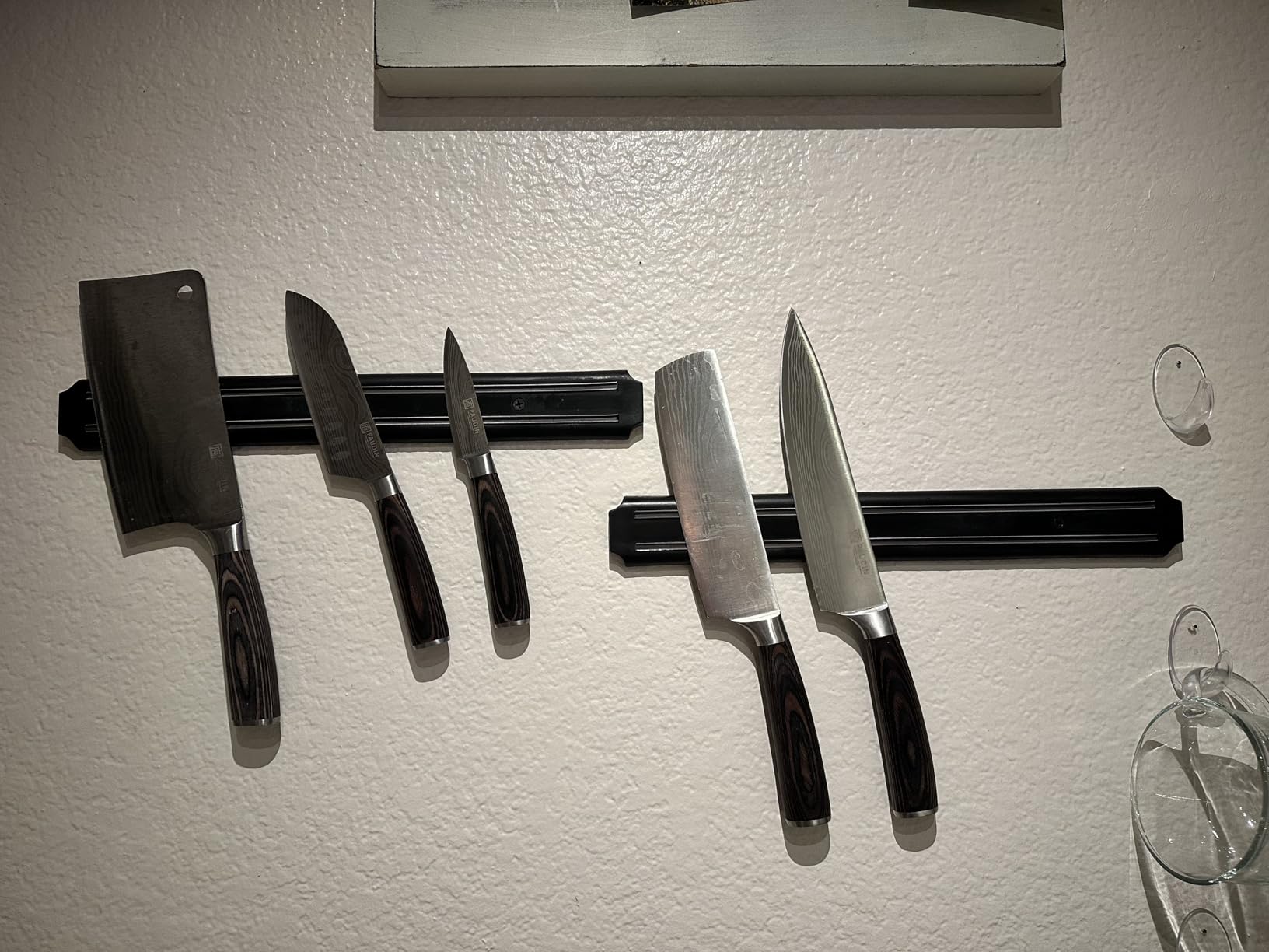Magnetic Knife Strips(15 Inch X Set Of 2) Magnetic Knife Storage Strip, Knife Holder, Knife Rack, Knife Strip, Kitchen Utensil Holder, Tool Holder, Multipurpose Magnetic Knife Rack customer photo 2