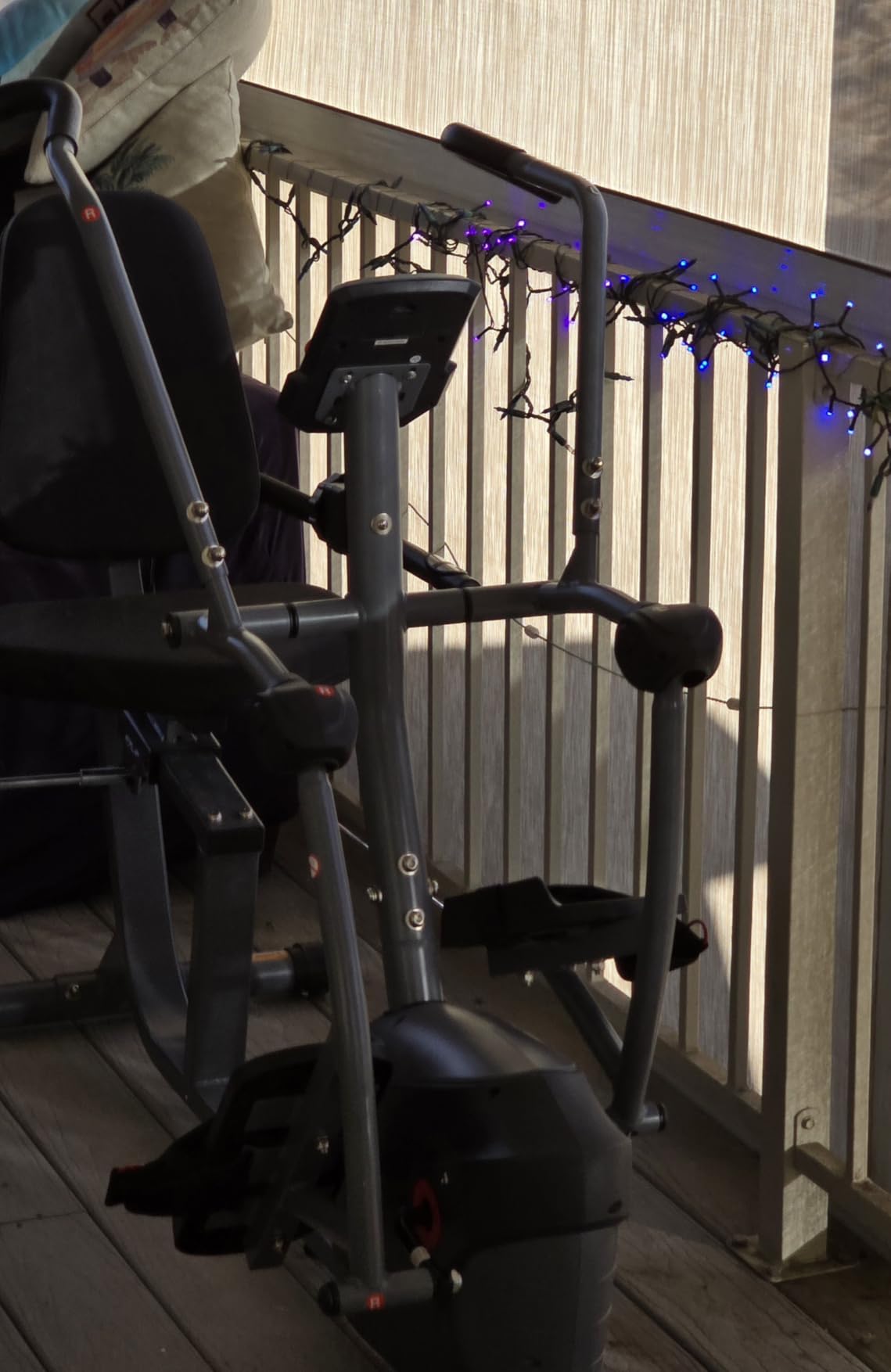 Sunny Health & Fitness Smart Recumbent Bike, Full-Body Home Training with Arm/Leg Exercisers, Indoor Cycling Workout Machine Plus Adjustable Seat & Bulit-in Pulse Sensors, Free SunnyFit App Connection customer photo 1