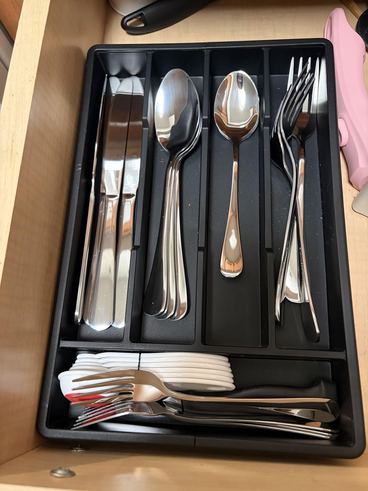 20 Piece Silverware Set Service for 4, Premium Stainless Steel Flatware Set, Mirror Polished Cutlery Utensil Set, Durable Home Kitchen Eating Tableware Set customer photo 1