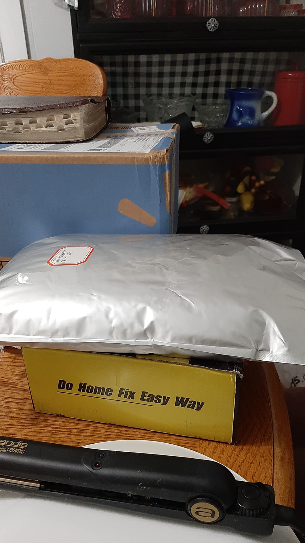120 Mylar Bags for Food Storage with Oxygen Absorbers 300cc, 8 Mil 1Gallon 10x14, 7.5x11.5, 6x9, 4.3x6.3 Stand-Up Zipper Resealable Bags & Heat Sealable + Labels customer photo 1