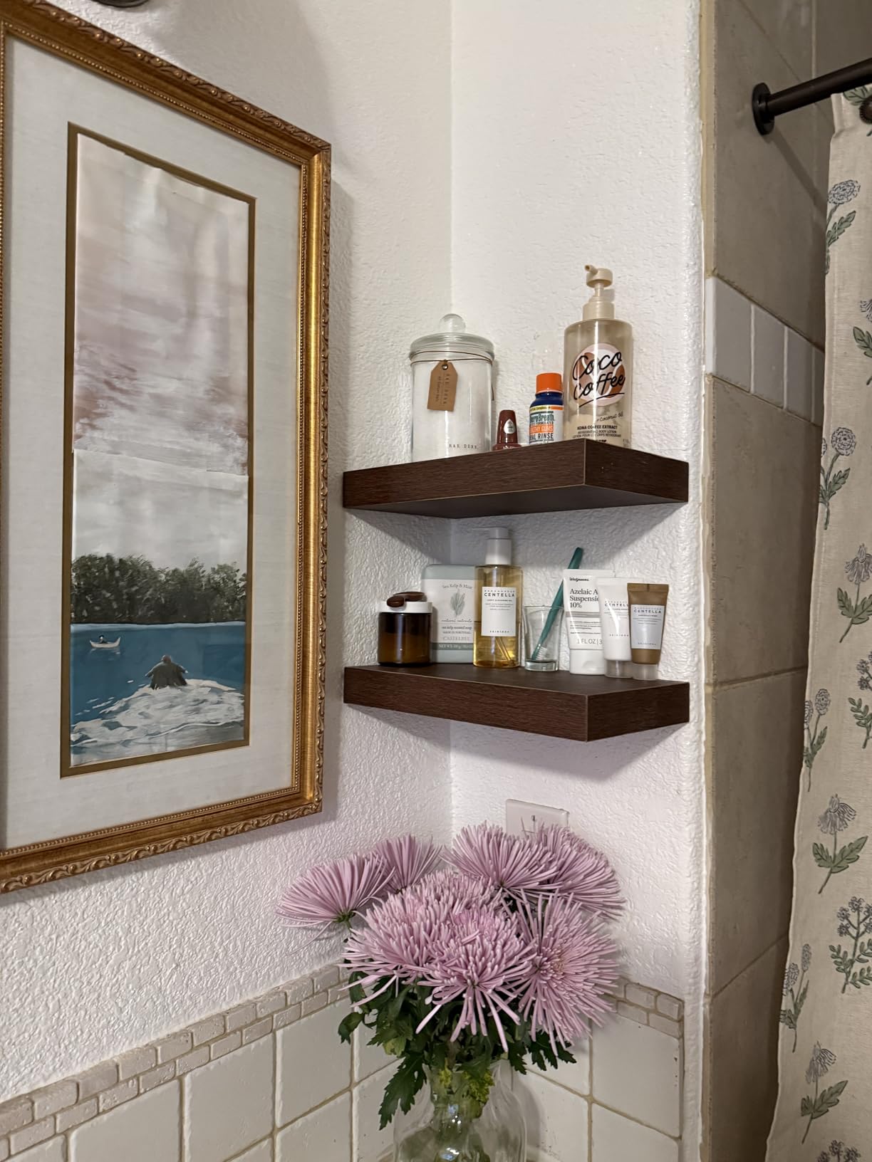 6 Pack Heavy Duty Shelf Brackets 6 inch, Floating Shelf Brackets(1/5