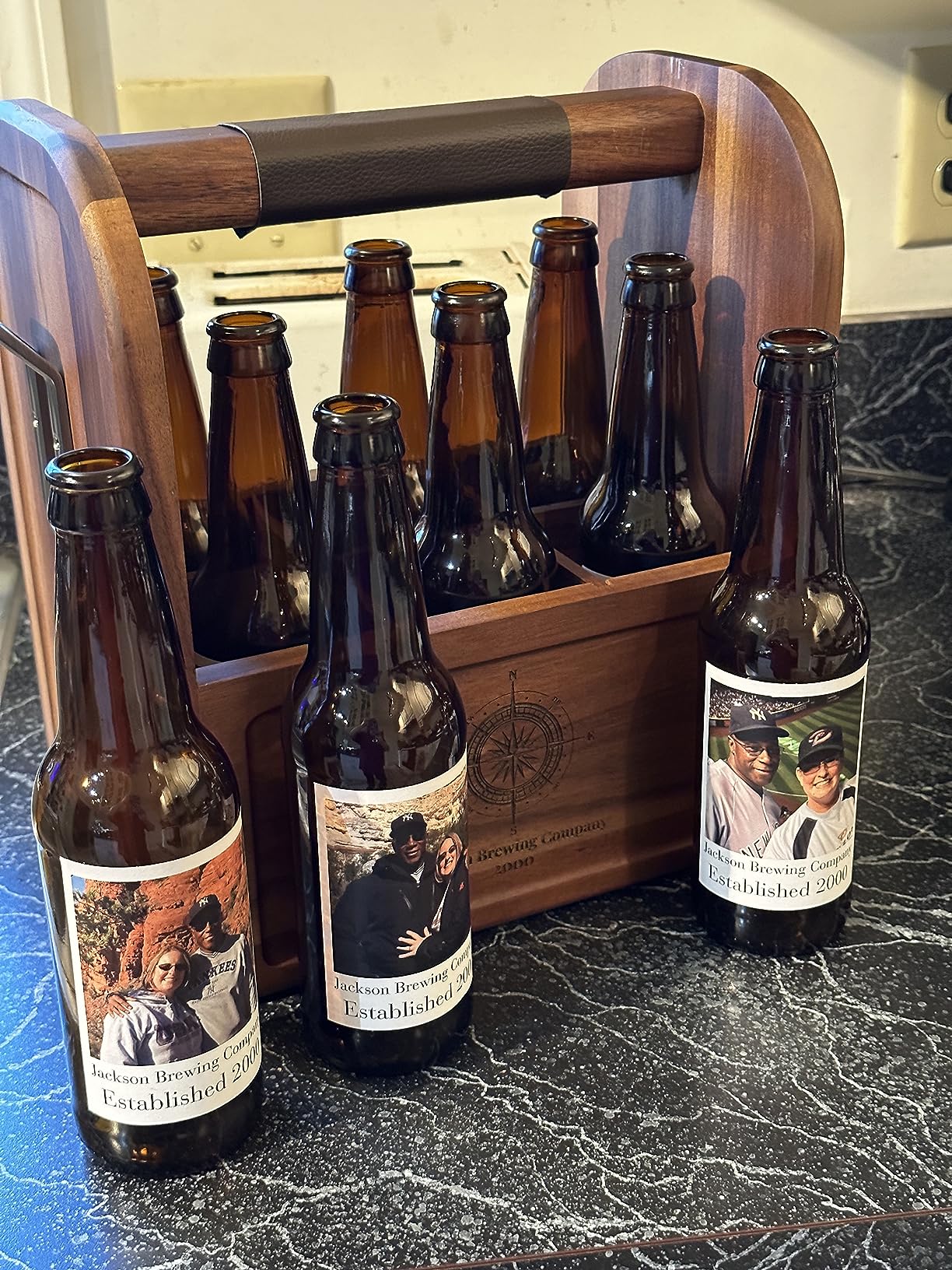 North Mountain Supply 12 Ounce Long-Neck Amber Beer Bottles - Case of 24 - Includes 48 Black Crown Caps customer photo 2