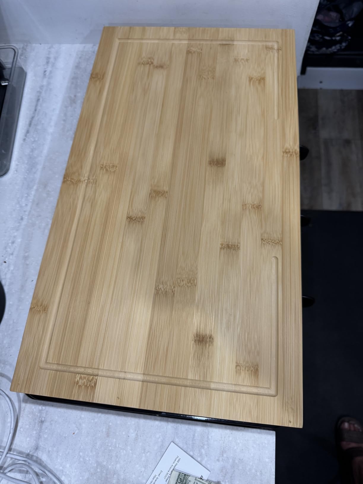 Bamboo Expandable Over The Sink Cutting Board customer photo 1