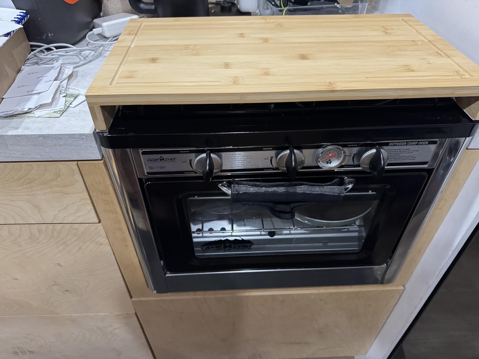 Bamboo Expandable Over The Sink Cutting Board customer photo 2