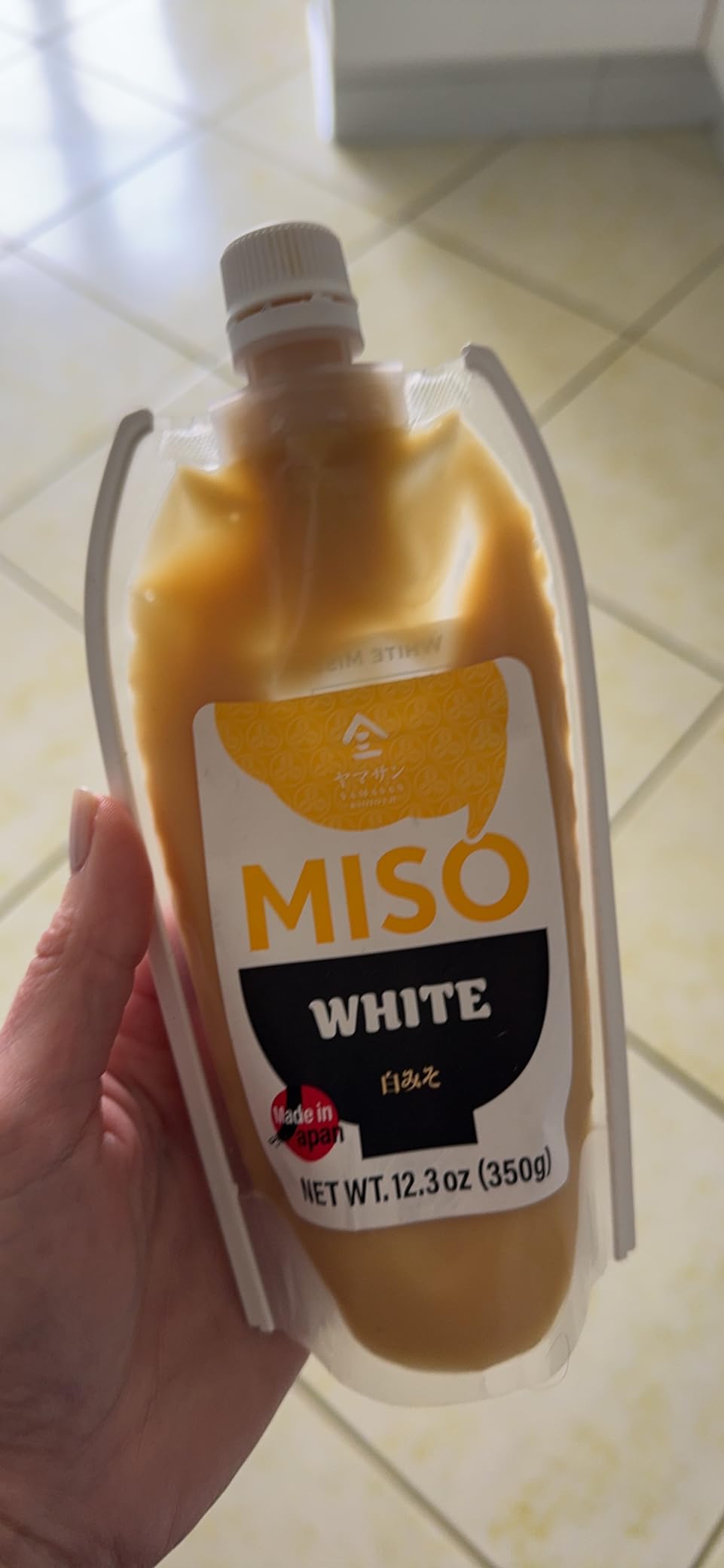 YAMASAN KYOTO UJI White Miso Paste with Malted Rice, Japanese Traditional Fermented Food, Easy Squeezable Tube (350g) customer photo 2