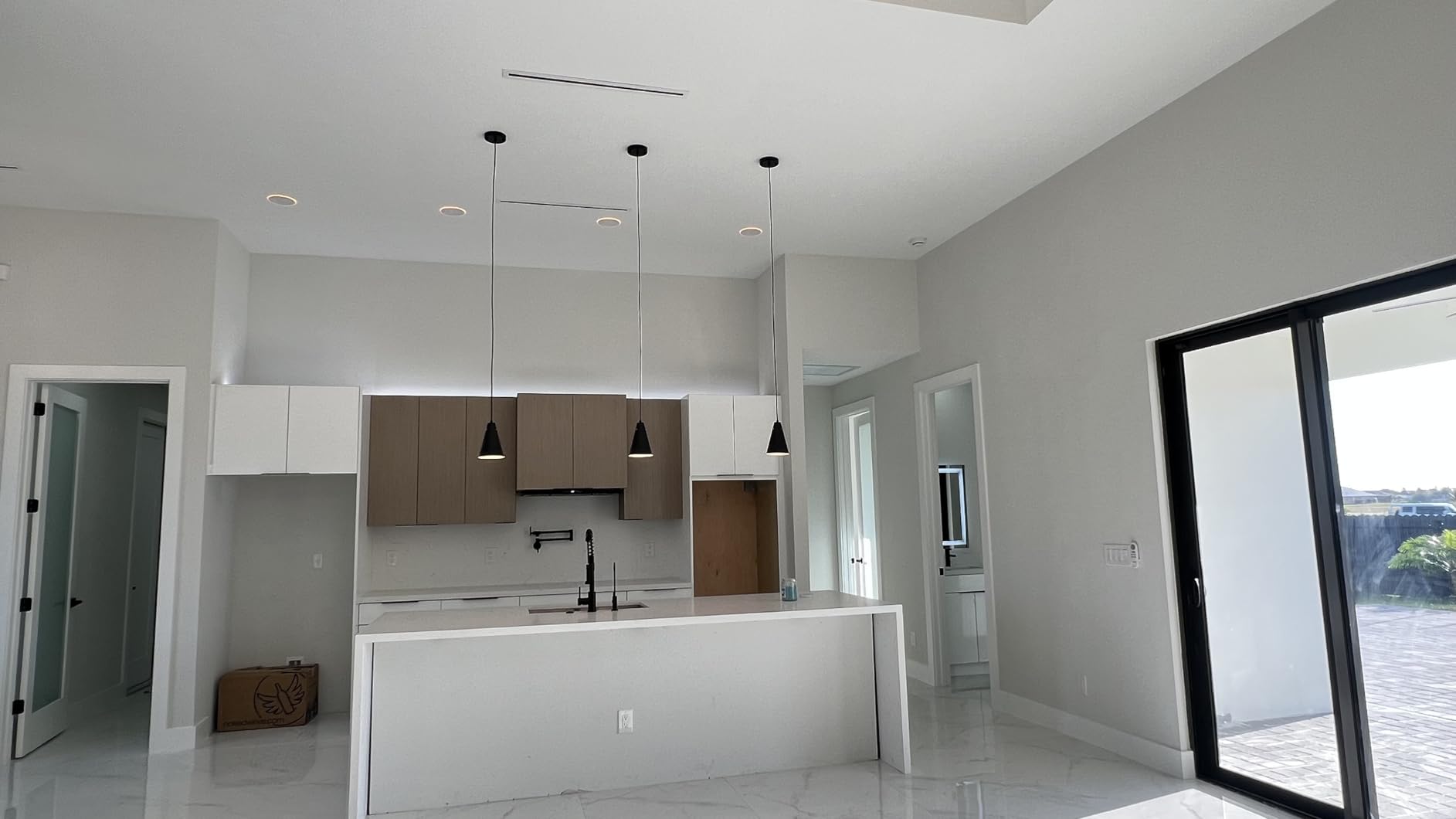 Dijiahua Black Pendant Lights 3 Pack for Kitchen Island, Small Modern Industrial Chandeliers with Cone Metal Shade, Mini Adjustable Cord Hanging Lighting Fixtures for Over Sink, Bar, Dining Room customer photo 1
